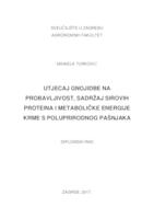 prikaz prve stranice dokumenta Utjecaj gnojidbe na probavljivost, sadržaj sirovih proteina i metaboličke energije krme s poluprirodnog pašnjaka