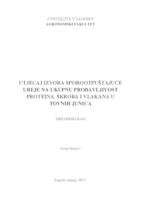 prikaz prve stranice dokumenta Utjecaj izvora sporootpuštajuće ureje na ukupnu probavljivost proteina, škroba i vlakana u tovnih junica