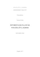 prikaz prve stranice dokumenta Entomofauna šljive na pokušalištu Jazbina