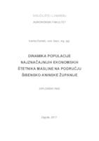 prikaz prve stranice dokumenta Dinamika populacije najznačajnijih ekonomskih štetnika masline na području Šibensko-kninske županije