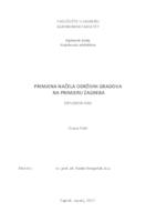 prikaz prve stranice dokumenta Primjena načela održivih gradova na primjeru Zagreba