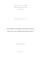 prikaz prve stranice dokumenta Morfološke i fenološke značajke invazivne korovne vrste Abutilon theophrasti Med.