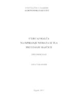 prikaz prve stranice dokumenta Utjecaj malča na ispiranje nitrata iz tla pri uzgoju rajčice