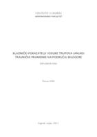 prikaz prve stranice dokumenta Klaonički pokazatelji i odlike trupova janjadi travničke pramenke na području Bilogore