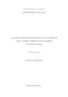 prikaz prve stranice dokumenta Analiza klimatskih elemenata na području Like u svrhu određivanja potrebe navodnjavanja