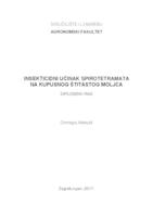 prikaz prve stranice dokumenta Insekticidni učinak spirotetramata na kupusnog štitastog moljca
