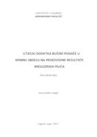 prikaz prve stranice dokumenta Utjecaj dodatka bučine pogače u krmnu smjesu na proizvodne rezultate brojlerskih pilića