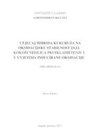 prikaz prve stranice dokumenta Utjecaj hibrida kukuruza na oksidacijsku stabilnost jaja kokoši nesilica pri skladištenju i u uvjetima inducirane oksidacije