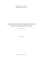 prikaz prve stranice dokumenta Morfološka svojstva i prinos krastavca pod utjecajem biostimulatora