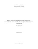 prikaz prve stranice dokumenta Sadržaj minerala i bioaktivnih tvari rige ovisan o koncentraciji natrij klorida u hranivoj otopini plutajućeg hidropona