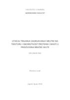 prikaz prve stranice dokumenta Utjecaj trajanja zagrijavanja sirutke na teksturu i iskoristivost proteina i masti u proizvodnji bračke skute