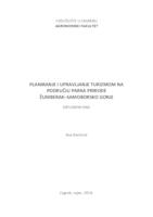 prikaz prve stranice dokumenta Planiranje i upravljanje turizmom na području parka prirode Žumberak - Samoborsko gorje
