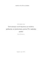 prikaz prve stranice dokumenta Dohvaćanje novih ključeva za mobilnu aplikaciju na bankomatu prema ITIL najboljoj praksi