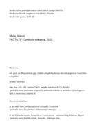 prikaz prve stranice dokumenta Prototip: Cymbulia adriatica, 2020.