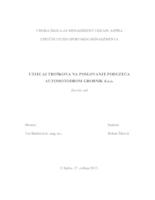 prikaz prve stranice dokumenta Utjecaj troškova na poslovanje poduzeća Automotodrom Grobnik d.o.o.