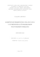 prikaz prve stranice dokumenta Korištenje prikrivenog oglašavanja u suvremenim južnokorejskim televizijskim serijama