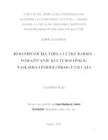 prikaz prve stranice dokumenta Rekompozicija tijela lutke Barbie- istraživanje kutlurološkog nasljeđa i psihološkog utjecaja