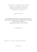 prikaz prve stranice dokumenta AUTORSKO ISTRAŽIVANJE PLESNIH EMOCIJA KROZ KOSTIMOGRAFSKU SIMBOLIKU, KOLORIT, TEKSTURU I SIULETU  (na primjeru projekta “THE MARK“)