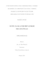 prikaz prve stranice dokumenta SUITE ZA KLAVIR HRVATSKIH SKLADATELJA