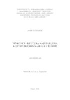 prikaz prve stranice dokumenta Vinkovci - kultura najstarijeg kontinuiranog naselja u Europi