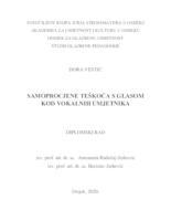 prikaz prve stranice dokumenta Samoprocjene teškoća s glasom kod vokalnih umjetnika