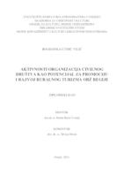 prikaz prve stranice dokumenta Aktivnosti organizacija civilnog društva kao potencijal za promociju i razvoj ruralnog turizma OBŽ regije