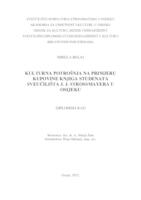 prikaz prve stranice dokumenta Kulturana potrošnja na primjeru kupovine knjiga studenata Sveučilišta J. J. Strossmayera u Osijeku