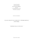 prikaz prve stranice dokumenta Analiza poslovanja poduzeća u prehrambenoj industriji