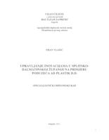 prikaz prve stranice dokumenta Upravljanje inovacijama u Splitsko-dalmatinskoj županiji na primjeru poduzeća AD PLASTIK d.d.