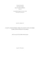 prikaz prve stranice dokumenta Ocjena ekonomske opravdanosti i financijske efikasnosti poslovne ideje