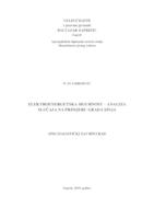 prikaz prve stranice dokumenta Elektroenergetska sigurnost – analiza slučaja na primjeru Grada Sinja