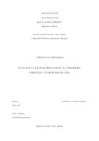 prikaz prve stranice dokumenta Kvaliteta i konkurentnost na primjeru poduzeća Turisthotel d.d.