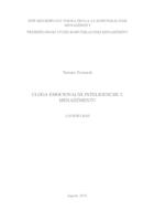 prikaz prve stranice dokumenta Uloga emocionalne inteligencije u menadžmentu