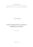 prikaz prve stranice dokumenta Interno komuniciranje na primjeru Zagrebačkog holdinga