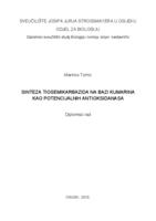 prikaz prve stranice dokumenta SINTEZA TIOSEMIKARBAZIDA NA BAZI KUMARINA KAO POTENCIJALNIH ANTIOKSIDANSA