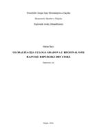 prikaz prve stranice dokumenta Globalizacija i uloga gradova u regionalnom razvoju Republike Hrvatske