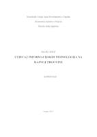 prikaz prve stranice dokumenta Utjecaj informacijskih tehnologija na razvoj trgovine