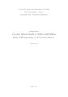 prikaz prve stranice dokumenta Analiza financijskih izvještaja i revizija poslovanja poduzeća ACG Lukaps d.o.o.