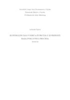 prikaz prve stranice dokumenta Kontroling kao vodeća funkcija u izvrsnosti rada poslovnog procesa