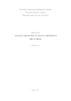 prikaz prve stranice dokumenta Analiza trgovine na malo u Republici Hrvatskoj