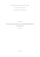 prikaz prve stranice dokumenta Nezaposlenost stanovništva: usporedba Republike Hrvatske i Europske unije