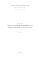 prikaz prve stranice dokumenta Upravljanje komunikacijskim kanalima s potrošačima u marketingu osiguranja
