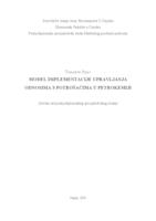 prikaz prve stranice dokumenta Model implementacije upravljanja odnosima s potrošačima u Petrokemiji
