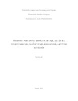 prikaz prve stranice dokumenta Osobno i poslovno komuniciranje, kultura telefoniranja, dopisivanje, razgovor, aktivno slušanje