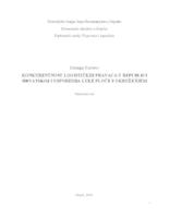 prikaz prve stranice dokumenta Konkurentnost logističkih pravaca u Republici Hrvatskoj i usporedba luke Ploče s okruženjem