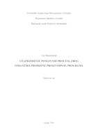 prikaz prve stranice dokumenta Unaprjeđenje poslovnih procesa zbog strateške promjene proizvodnog programa