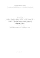 prikaz prve stranice dokumenta Potencijali marketinške komunikacije s ciljem preventivnog djelovanja u vatrogastvu