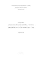 prikaz prve stranice dokumenta Analiza financijskih izvješća poduzeća PIK Vinkovci d.d. za razdoblje 2012.-2015. godine