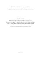 prikaz prve stranice dokumenta Promjene vanjskotrgovinskog poslovanja i carinski sustav Republike Hrvatske kao članice Europske unije