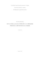 prikaz prve stranice dokumenta Situacijska analiza poduzeća na primjeru poduzeća Ortostep d.o.o. Osijek
